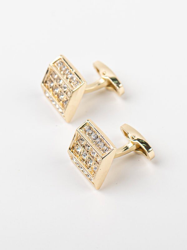 GILDED CRYSTAL MAJESTY CUFFLINKS