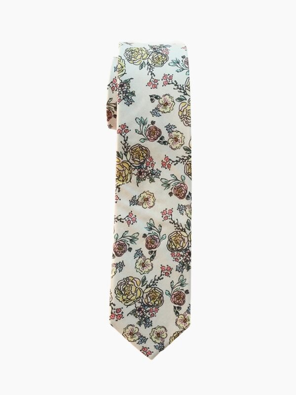 Whisper Blue Garden Cotton Tie Set