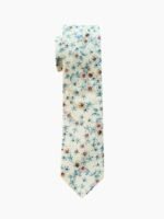 RUST FLORAL TIE SUIT