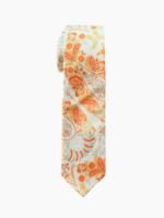 FUCHISIA PAISLEY PATTERNED TIE SUIT