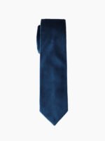 FRENCH BLUE VELVET TIE