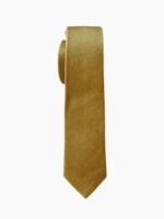 MUSTARD VELVET TIE