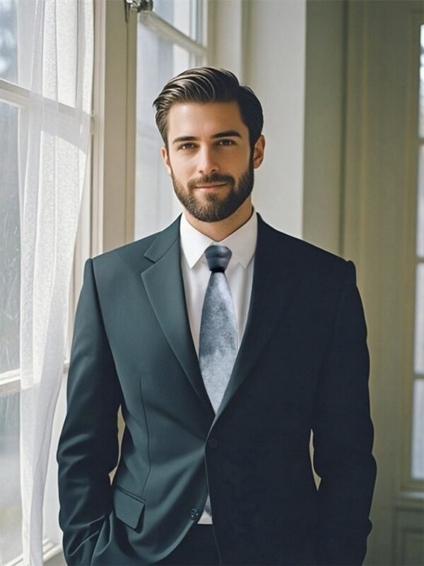 ROYAL BLUE VELVET TIE