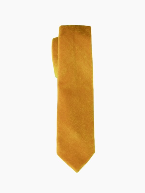 Golden Sunflower Velvet Tie Set