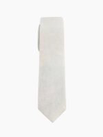 WINTER WHITE VELVET TIE