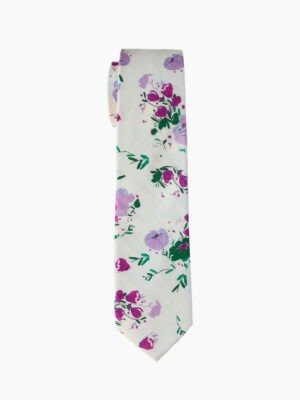 LAVENDER FLORAL TIE SUIT