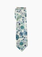 DUSTY BLUE PAISLEY NECKTIE SUIT