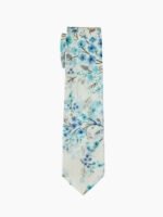 LOVE IS IN AIR BLUE FLORAL TIE SUIT