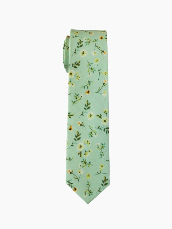 SAGE FLORAL MEN'S TIE SUIT