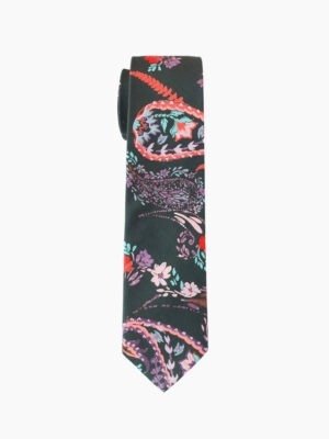 Midnight Paisley Silk Blend Tie Set