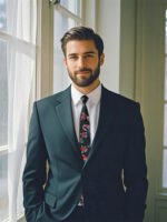 Midnight Paisley Silk Blend Tie Set