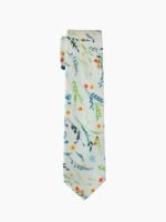 Azure Wheat Pattern Cotton Tie Set
