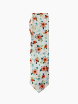 Desert Rose Floral Cotton Tie Set