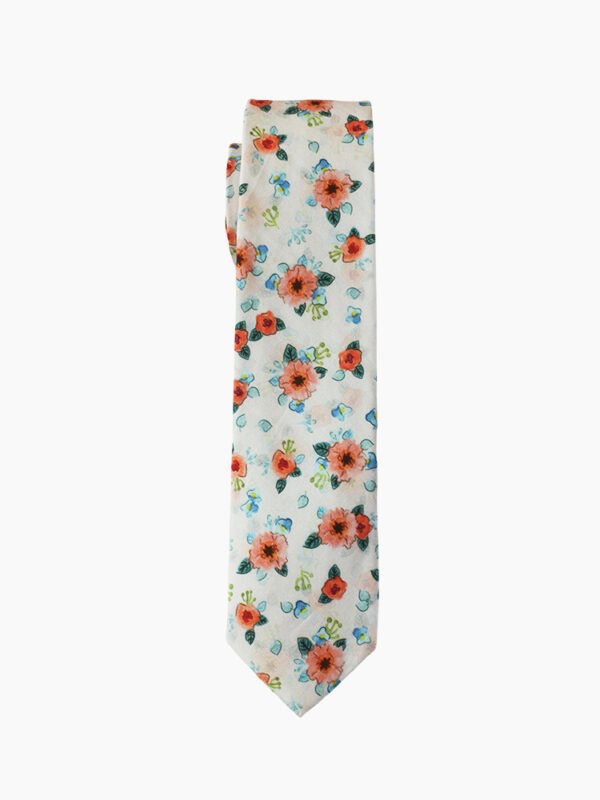 Desert Rose Floral Cotton Tie Set