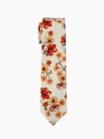 PURPLE FLORAL TIE SUIT