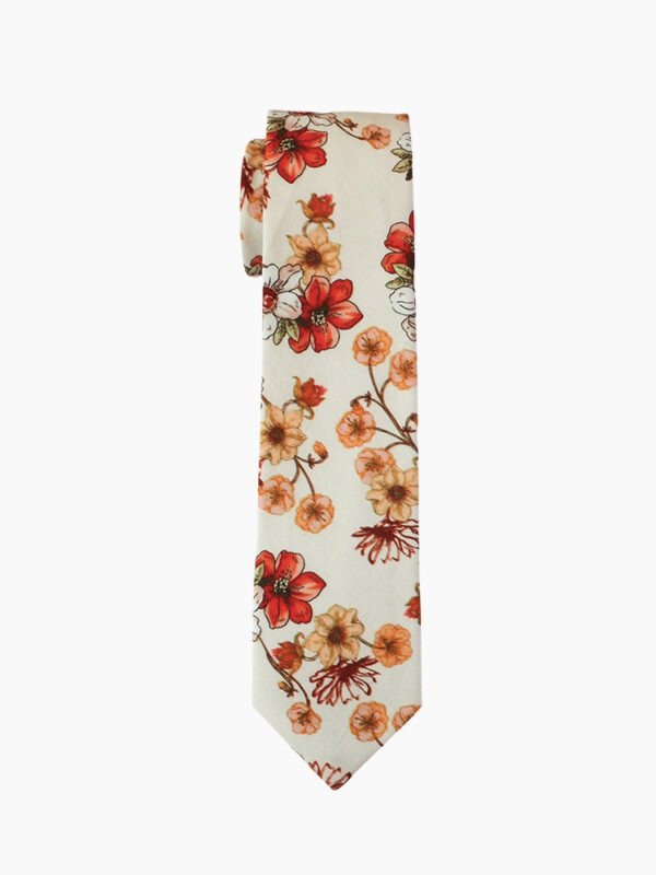 PURPLE FLORAL TIE SUIT