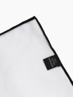 HAND - ROLLED HEM POCKET SQUARE WITH FAWN DESIGN