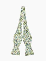 DUSTY SAGE FLORAL SELF-TIED BOW TIE