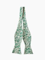 GRASS GEEN LEAF SELF-TIED BOW TIE