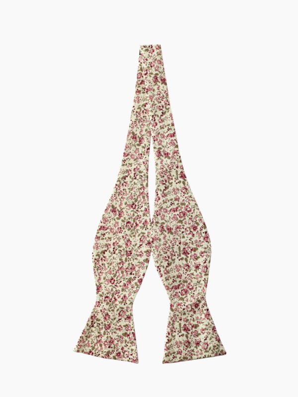QUARTZ FLORAL SELF-TIED BOW TIE