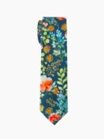 MAHOGANY FLORAL NECKTIE SUIT
