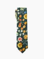 MAHOGANY FLORAL NECKTIE SUIT
