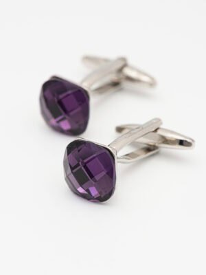 VIOLET ELEGANCE CUFFLINKS