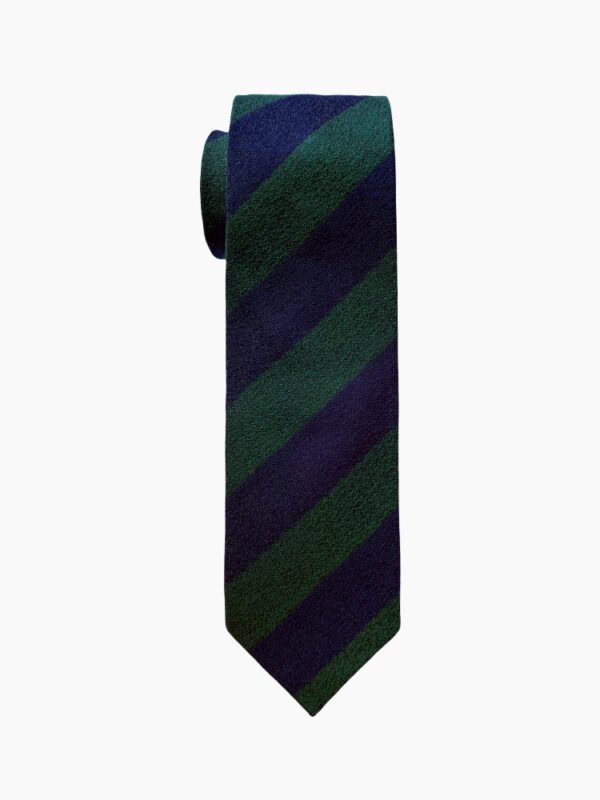 NAVY AND GREY DIAGONAL STRIPED NECKTIE