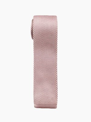 DUSTY PINK MEN'S KNITTING TIE