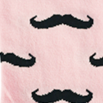 pearl pink mustache