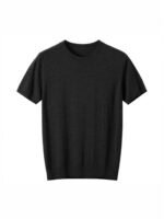 MEN'S RICH MERINO WOOL CREW - NECK SHORT - SLEEVE KNIT TEE
