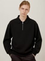 MEN'S HALF - ZIP POLO KNIT SWEATER | 4 TIMELESS COLORS