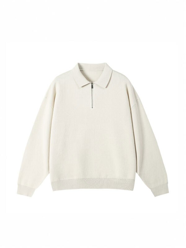 MEN'S HALF - ZIP POLO KNIT SWEATER | 4 TIMELESS COLORS
