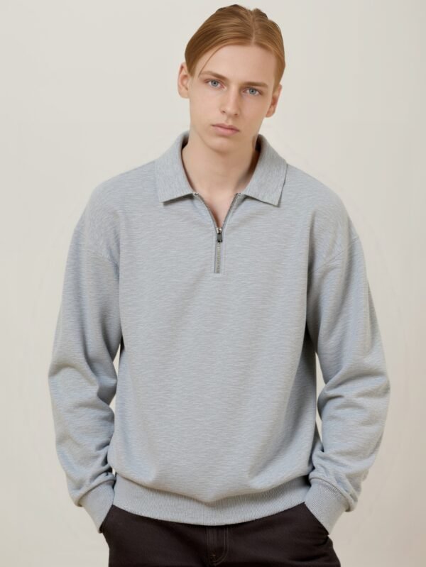 MEN'S HALF - ZIP POLO KNIT SWEATER | 4 TIMELESS COLORS