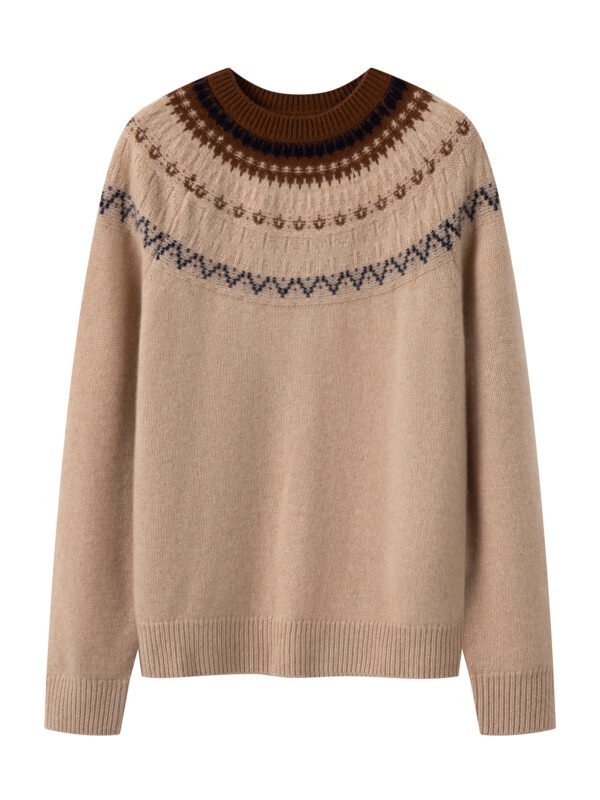 LUXURY CASHMERE FAIR ISLE SWEATER