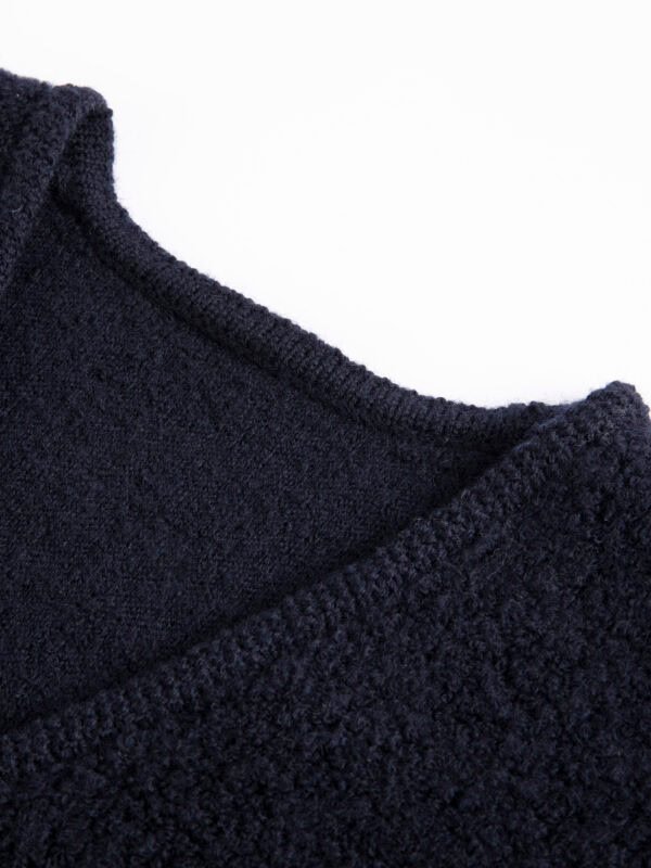 WOOL BLEND BUTTON - FRONT VEST | 3 COLORS (Black, Navy, Ivory)