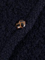 WOOL BLEND BUTTON - FRONT VEST | 3 COLORS (Black, Navy, Ivory)