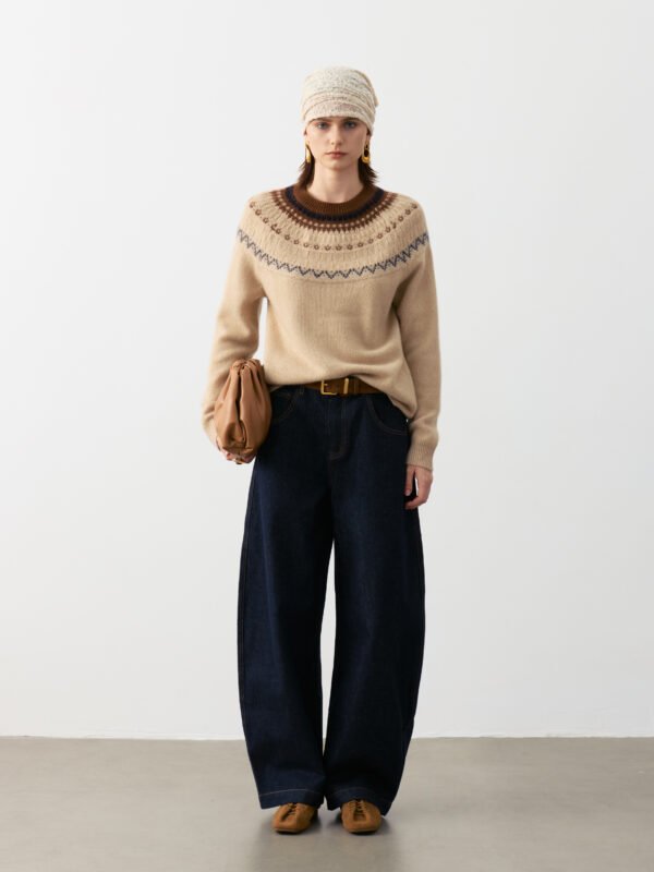LUXURY CASHMERE FAIR ISLE SWEATER