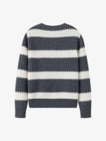 Textured Striped Luxury Cashmere Crew Neck Sweaters (3 Styles)