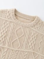 ABLE-KNIT SOFT TOUCH CASHMERE CREW NECK SWEATER (2 COLORS)