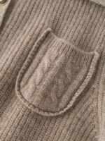 LUXURY CASHMERE DARK COFFEE LUXURY SWEATER