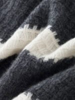 Textured Striped Luxury Cashmere Crew Neck Sweaters (3 Styles)