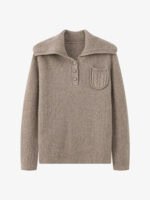 LUXURY CASHMERE DARK COFFEE LUXURY SWEATER