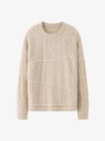 ABLE-KNIT SOFT TOUCH CASHMERE CREW NECK SWEATER (2 COLORS)