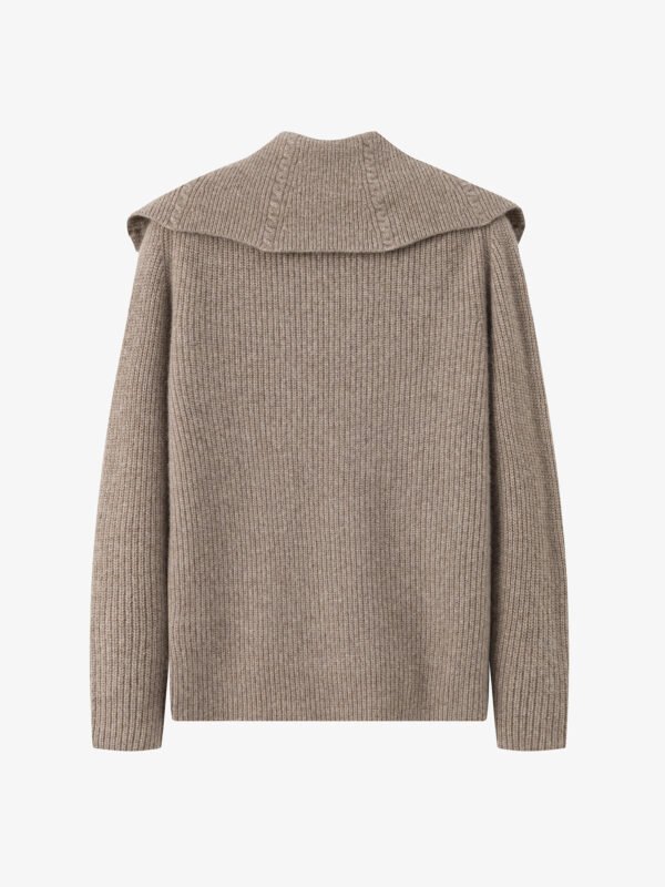 LUXURY CASHMERE DARK COFFEE LUXURY SWEATER