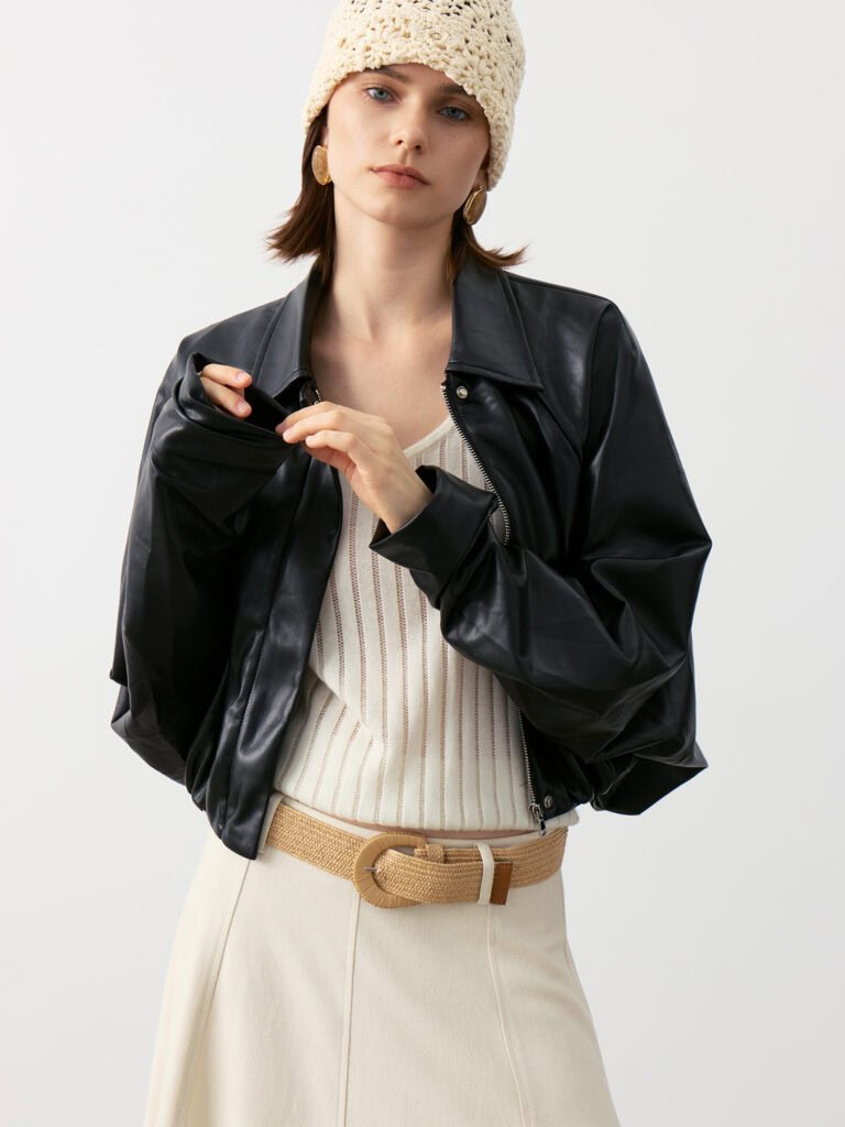 Close-up of Pure Cashmere V-Neck Ribbed Camisole in Ivory White, Showcasing Strap and Ribbed Texture