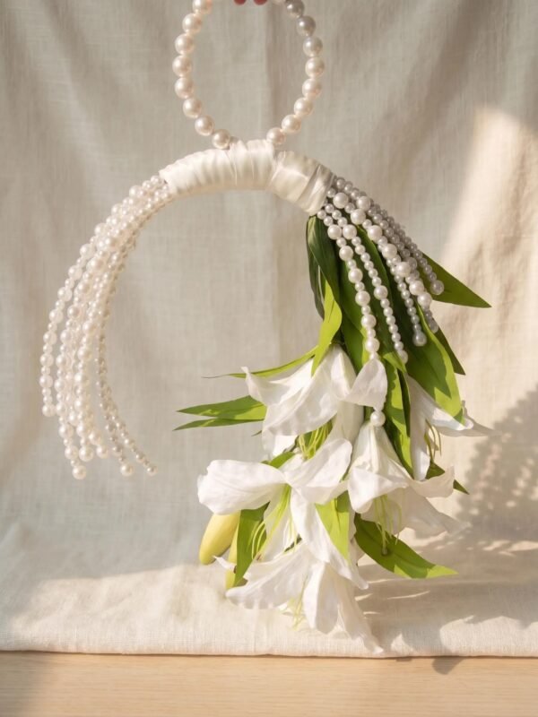 Pearl Lily Bridal Bouquet
