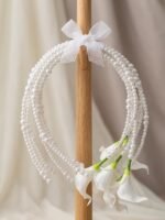 White Calla Lily Pearl Bridal Bouquet