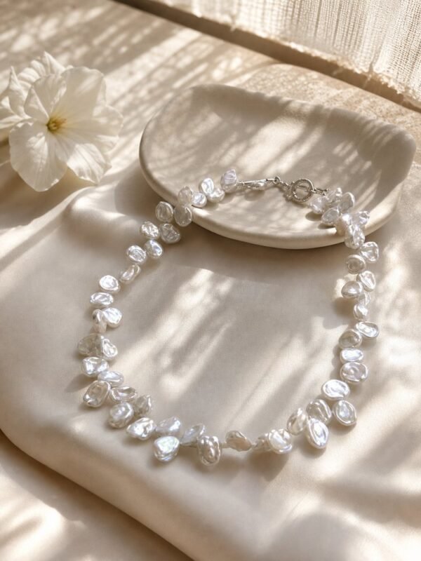 Petal Keshi Freshwater Pearl Necklace