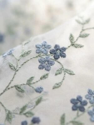 Sample - Embroidered Bridal Hair Detail